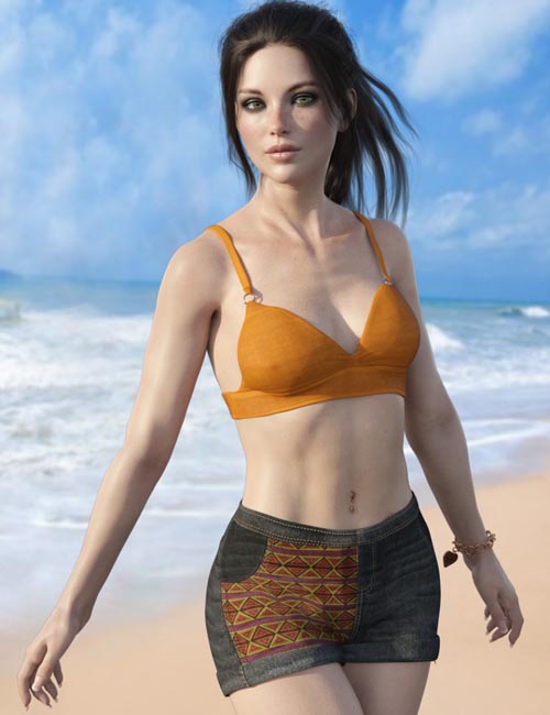 X-Fashion Wild Heart Outfit for Genesis 8 Female(s)