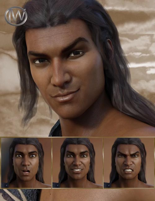 Wild Fury - Expressions for Genesis 8 Male and Sanjay 8