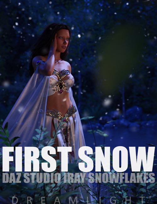 First Snow - Iray Snowflakes