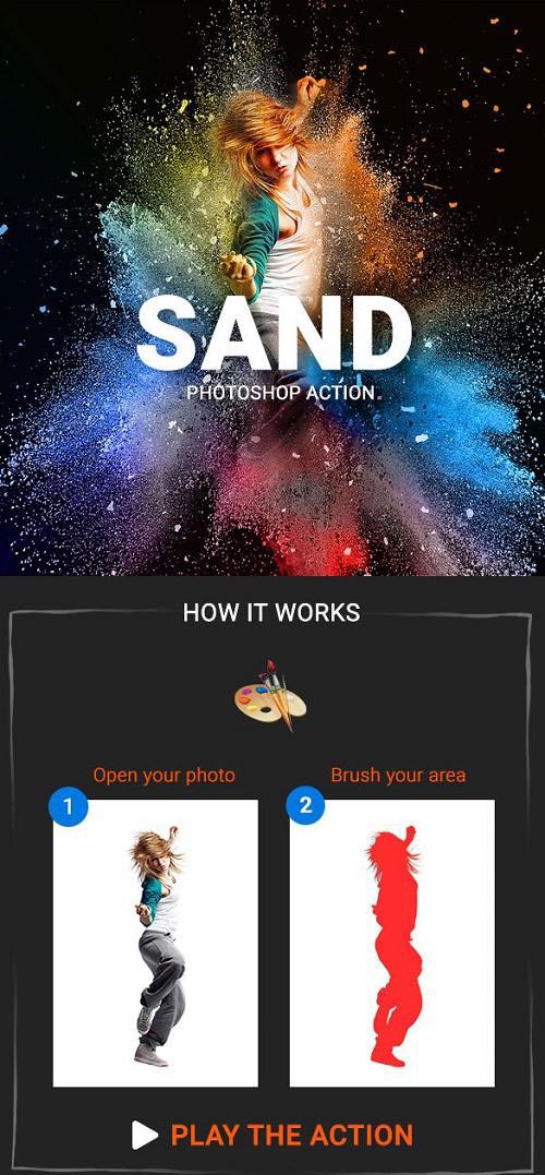 Sand Photoshop Action - 20502696