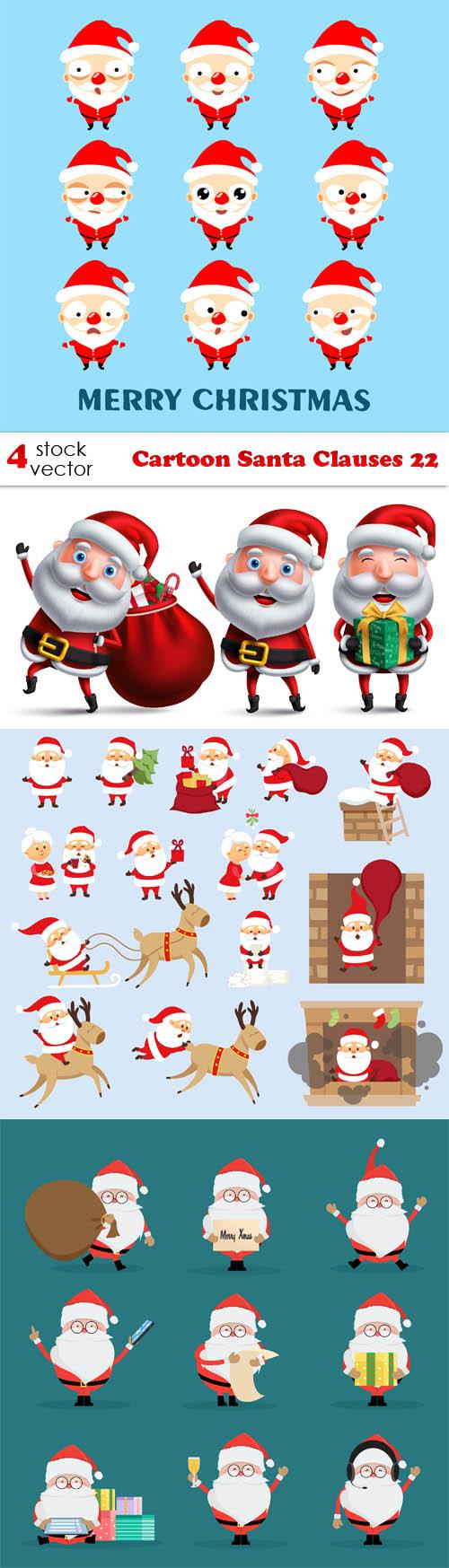 Cartoon Santa Clauses 22