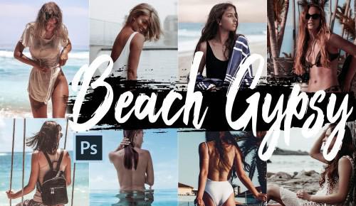 Neo Beach Gypsy Color Grading photoshop actions - 270113