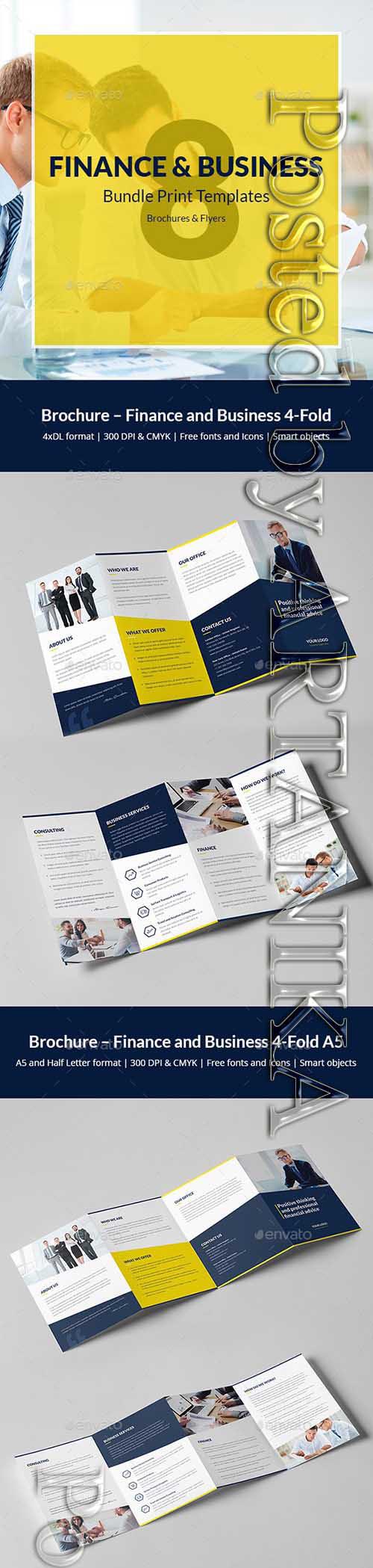 Finance and Business - Brochures Bundle Print Templates 8 in 1 21726735