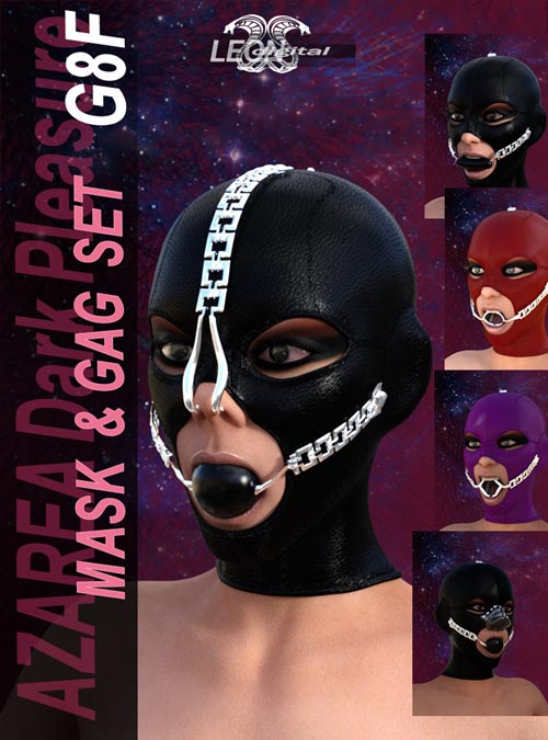 Azarea Dark Pleasure Mask And Gags