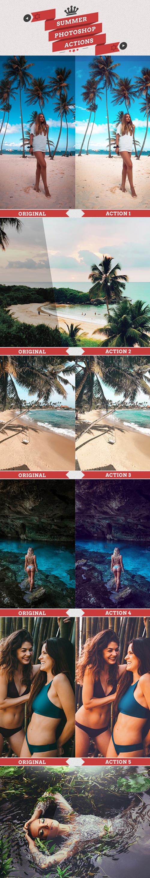 Summer Photoshop Actions 23947136