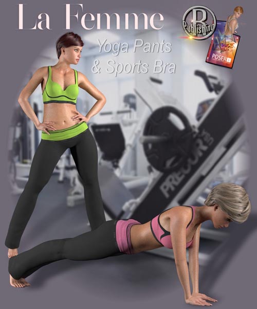 FADS Yoga Pants & Sports Bra for La Femme and Poser 11