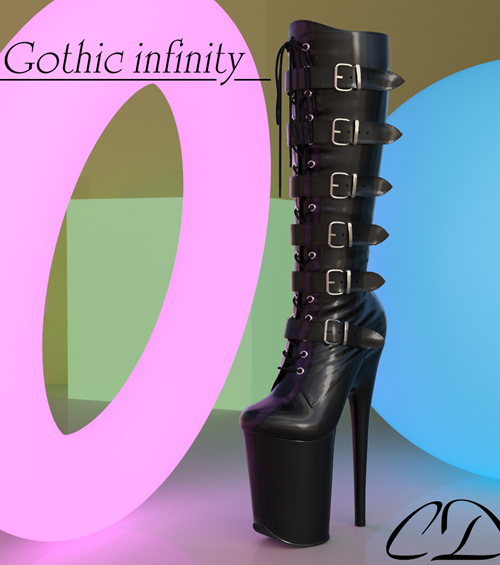 Gothic infinity for genesis 2 female and genesis 3 female