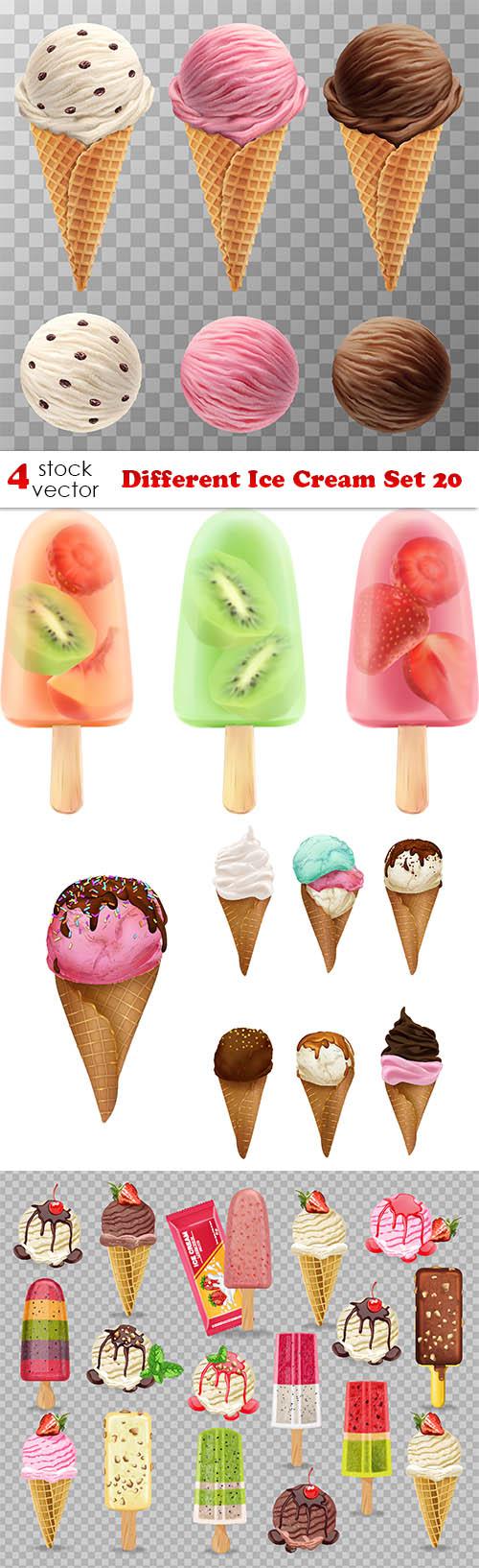 Different Ice Cream Set 20