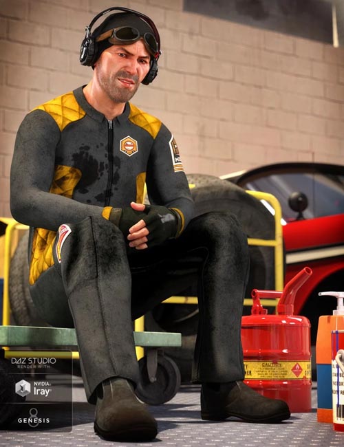dForce Coveralls and Tools for Genesis 8 Male(s)