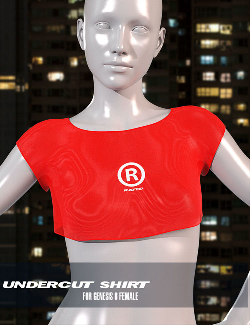 dForce Undercut Shirt for Genesis 8 Female