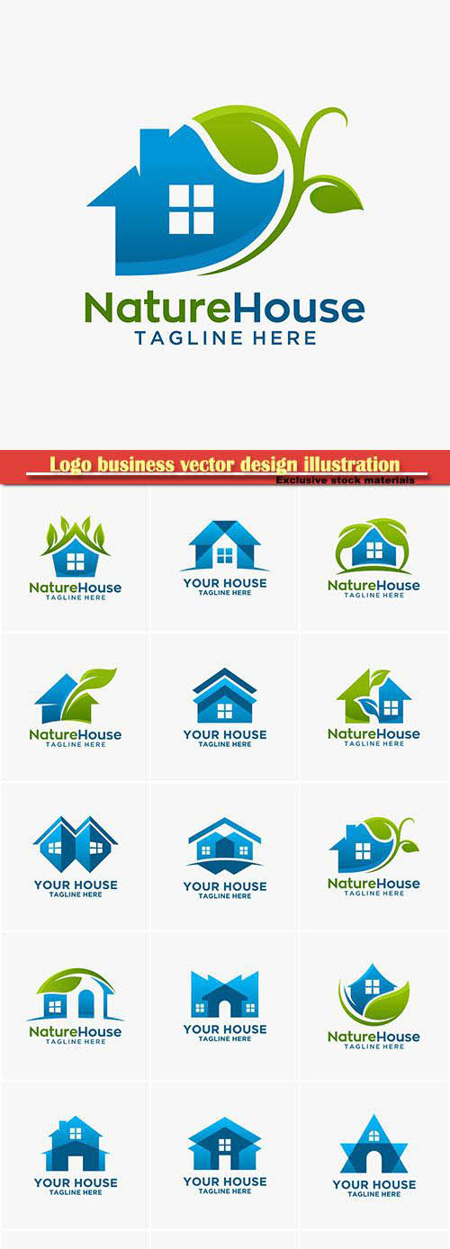 Logo business vector design illustration # 115