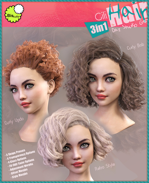 Biscuits Gili Hair 3in1 for G8F