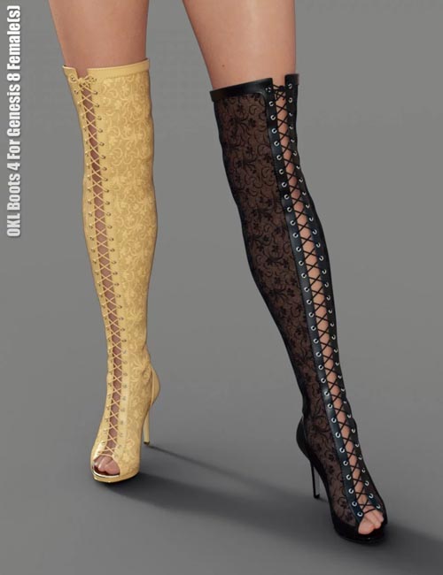 OKL Boots 4 for Genesis 8 Female(s)