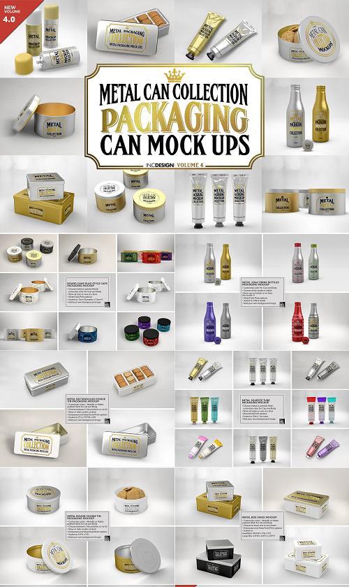 Vol4. Metal Can Mockup Collection 3884341
