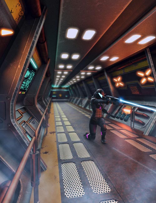 Sci-fi Corridor Level 21