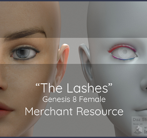 MYKT The Lashes Genesis 8 Female - Merchant Resource