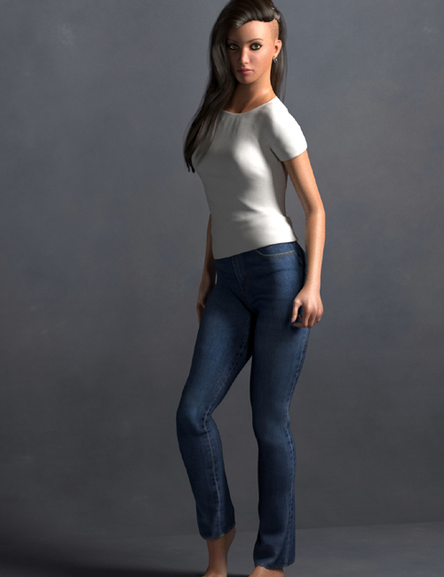 La Femme TShirt and Jeans