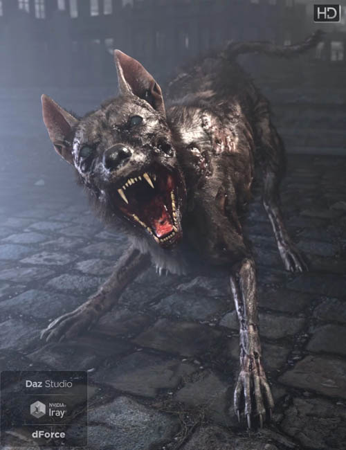 GP Zombie Dog for DAZ Dog 8