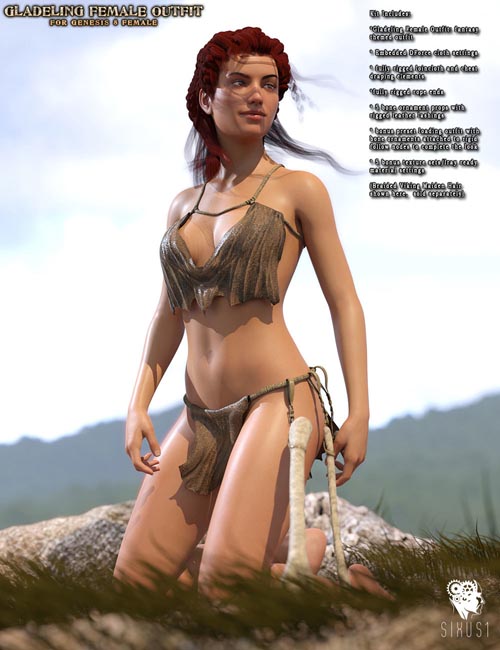 Gladeling Female Outfit for G8F