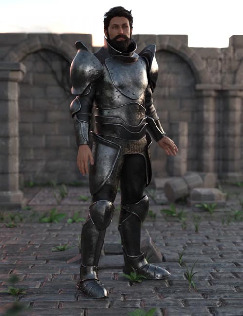 Battleworn Armor for Genesis 8 Male
