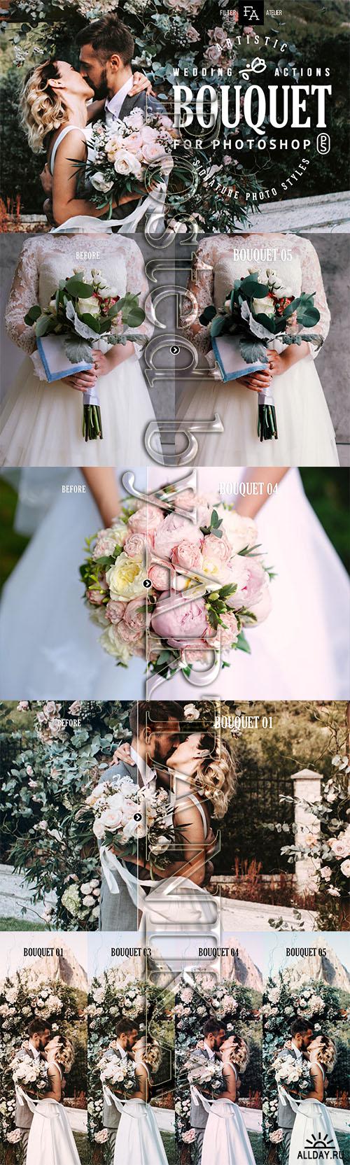 Bouquet Wedding Actions for Photoshop