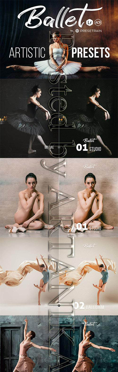 Ballet Artistic Presets for Lightroom & Photoshop