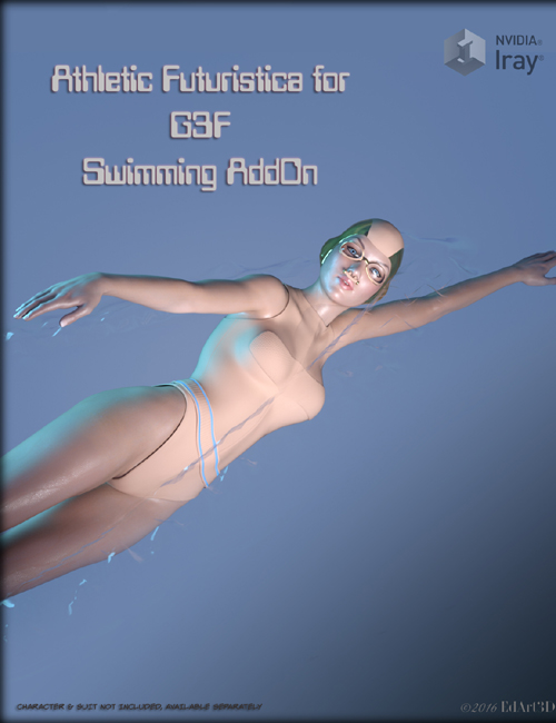 Athletic Futuristica for G3F - Swimming AddOn