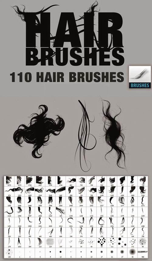 Hair Brushes Collection for Photoshop