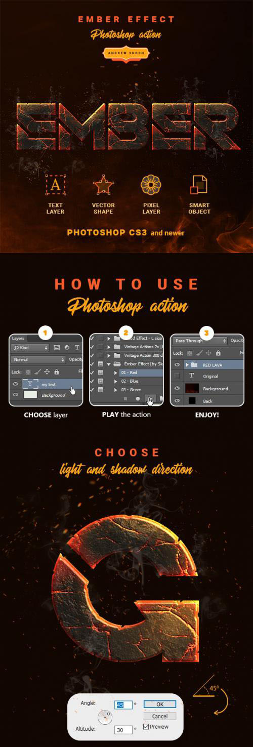 Ember Effect - Photoshop Action - 24195902