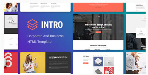 INTRO - Corporate And Business HTML Template