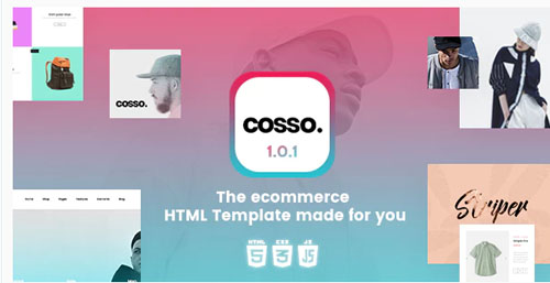 Cosso - Clean, Minimal Responsive HTML Template