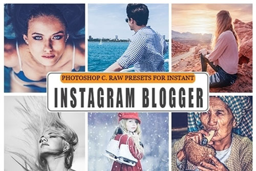 Instagram Blogger Photoshop Action 23703815