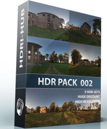 HDRI Hub - HDR Pack 001 Meadow and 002 Ruin