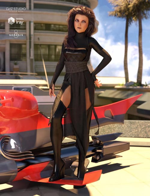 dForce Akemi Outfit for Genesis 8 Female(s)