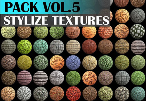 CGTrader - Stylized Texture Pack - VOL 5 Texture