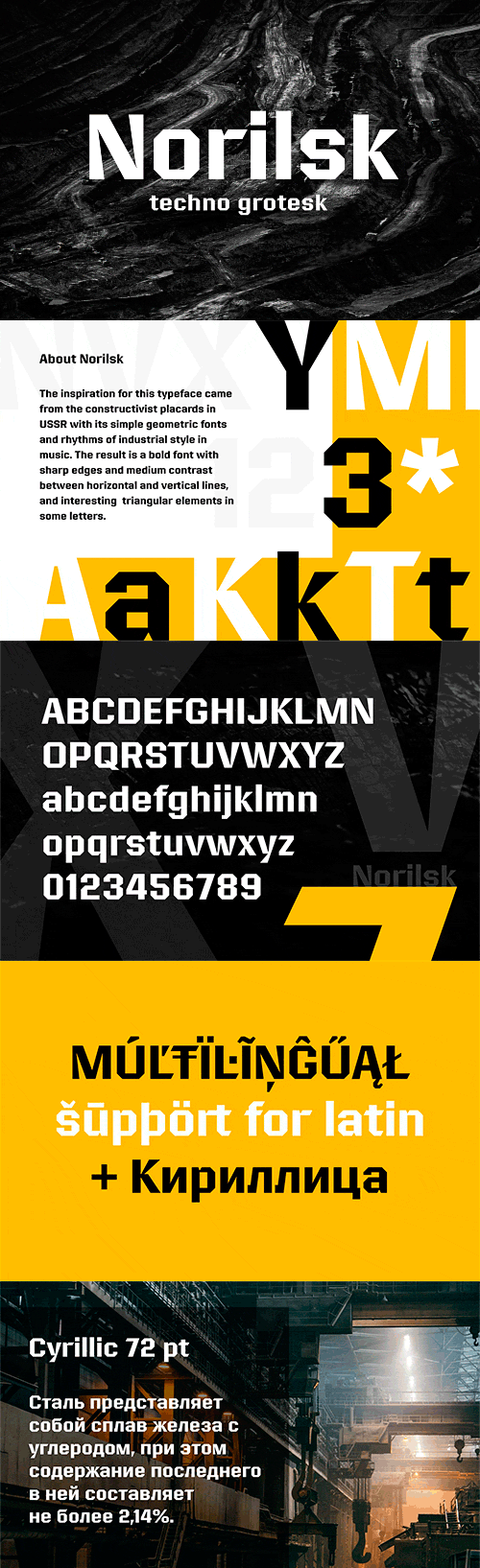 CM - Norilsk font