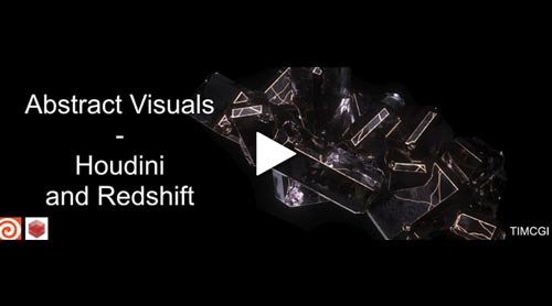 CGCircuit - Abstract Visuals - Houdini and Redshift