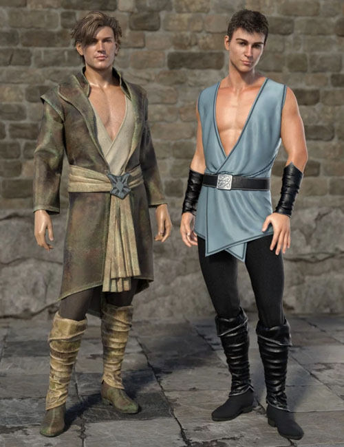 dForce Royal Fantasy Outfit for Genesis 8 Male(s)