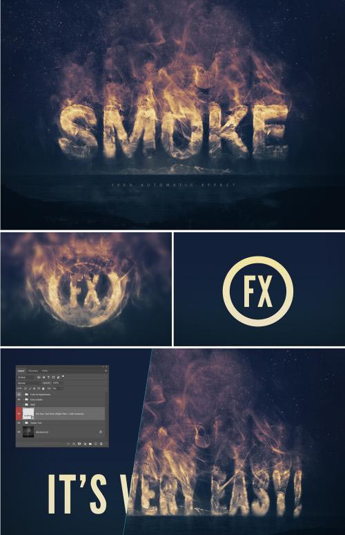 CM - Real Smoke Logo Text Effect - 4102670