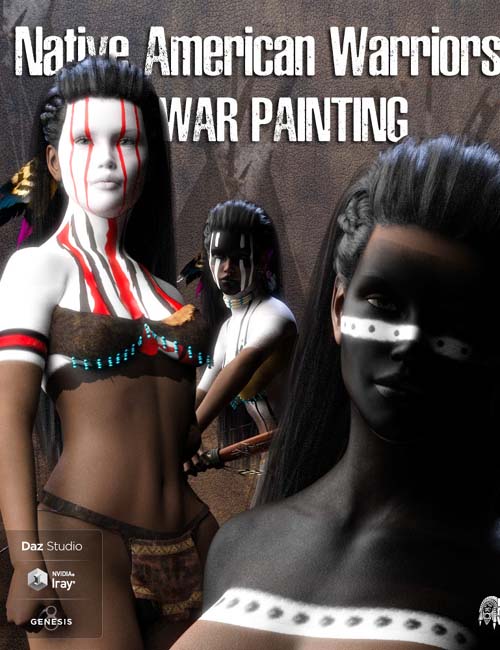 Native American Warrior War Paintings for G8F