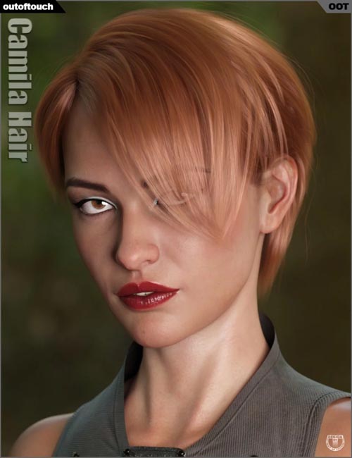 Camila Hair for Genesis 3 and 8 Female(s)