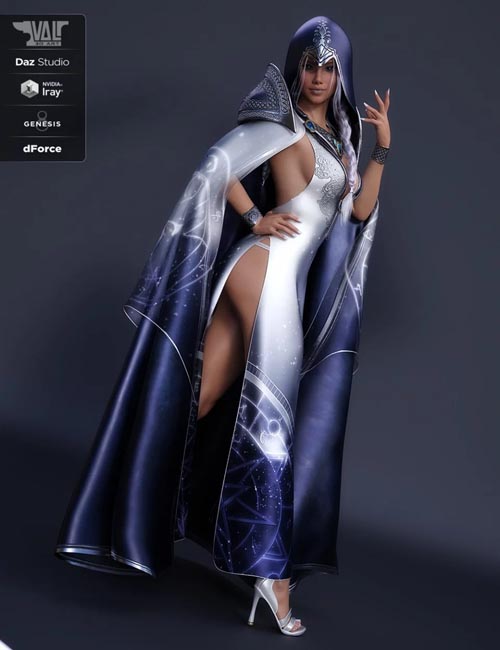 dForce Astral Jossie Outfit for Genesis 8 Female(s)
