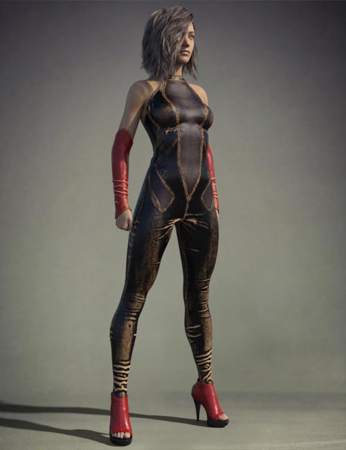 COG Leather Suit for Genesis 8 Female(s)