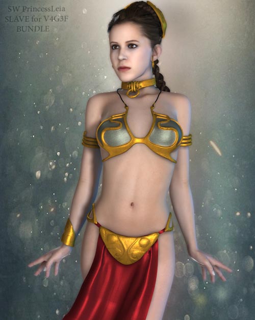 SW Princess Leia Slave Bundle for V4G3F