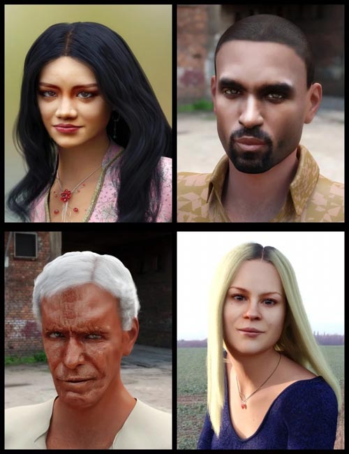 Face Transfer Shapes for Genesis 8