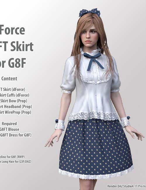 dForce G8FT Skirt for G8F
