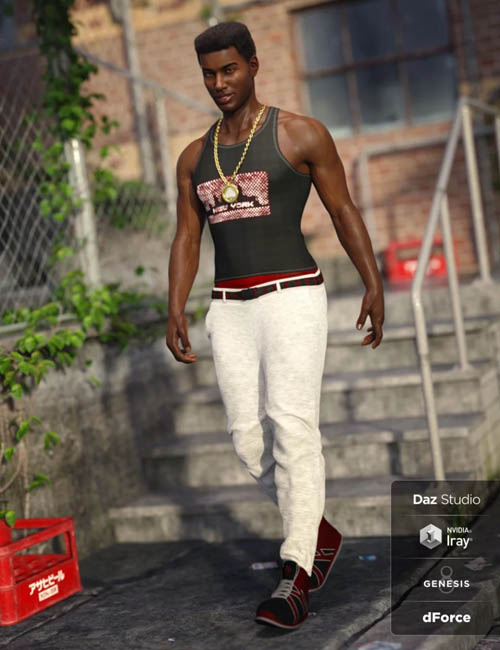 dForce Urban Ace Outfit for Genesis 8 Male(s)
