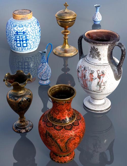 7 Decorative Vase Collection