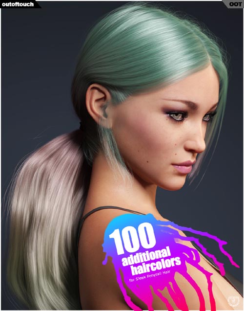 Sleek Ponytail Hair Texture XPansion