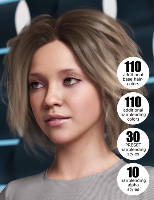 OOT Hairblending 2.0 Texture XPansion for Various Age Bob Hair